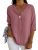 ANRABESS Women’s Tops 3/4 Sleeve Dressy Casual V Neck Henley Tee Shirts 2026 Sum