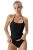 QINSEN Women’s Halter Neck Sleeveless Crop Tank Tops Double Lined Soft Stretch B