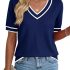 Esabel.C Mens Golf Shirts Print Moisture Wicking Short Sleeve Performance Dry Fi