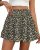 BTFBM Summer Skirts for Women 2026 Floral High Waist Shorts Underneath Boho Tier