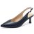 DOBOLIN Womens Slingback Kitten Heels Pointed Toe Pumps Navy Blue Size 7.5