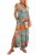 RUMIA Summer Maxi Dresses for Women Cap Sleeve Long Sundress with Pockets