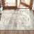 DCX 3×5 Green Rug, Machine Washable Stain Resistant Distressed Vintage Rug