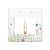YGMMWP Decorative Outlet Covers Rustic Wildflower Colorful Floral Plant 2 Gang L