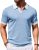 COOFANDY Mens Knit Polo Shirts V Neck Short Sleeve Stretch Polo T Shirt Casual G