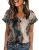 Zeagoo Womens Summer Tops Dressy Cute Short Sleeve Shirts V Neck Blouses Busines