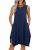 ANRABESS Womens Summer Casual Beach Cover Up Dress Sleeveless Asymmetric Hem Flo