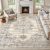 Jessibou Washable 8×10 Area Rug for Living Room & Dining Room