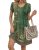 Zeagoo Floral Dresses for Women Casual Summer Dresses Fit and Flare Dress Loose