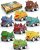 Cozycharm 8PCS Dinosaur Pull Back Cars Set for Kids Toddlers