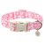 DOGWONG Flower Dog Collar-Daisy Flower Print Girl Dog Collar for Large Cute Dog