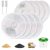 Barkios 8+2 Pack Cat Fountain Filters Compatible with Catit 3L Fountain