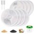 4 Pack Tortilla Sealers, 4-In-1 10″+8″+6″+4″ Flour Tortilla Crimper