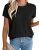 Totatuit Short Sleeve Sweaters for Women Plus Size Crewneck Sweater Shirts Busin