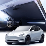 [2026 Upgraded] Nmoiss Car Windshield Sun Shade [Dot Matrix Reflective Coating]