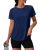 NIASHOT Workout Tops for Women Short Sleeve Pilates Shirts Athletic Yoga Fitness