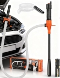 Portable Fuel Transfer Pump with 47″ Hose-High Flow Hand Fuel Pump