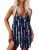 Ekouaer Rompers for Women Summer Casual Sleeveless Spaghetti Strap Shorts Overal