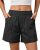 Bsubseach Shorts for Women Casual Cotton Wide Leg Elastic Waist Flowy Shorts wit