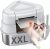 Chumajor XXL Stainless Steel Corner Cat Litter Box with Lid – Sturdy