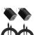 wegear 30W USB C Fast Charger, Dual Port USB C Wall Charger with Foldable Plug f