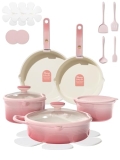 CAROTE 20Pcs Titanium Cookware Set