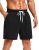 PINSPARK Men’s Casual Sweat Shorts 7″ Lightweight Cotton Blend Athletic Running