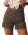 luvamia Jean Shorts Womens High Waisted Cheetah Print Shorts for Women Jorts Wom