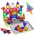65PCS Mini Travel Magnetic Tiles with Case Set Toddler Essentials Toys