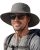 Sun Hats for Men Fishing Hat Outdoor Hiking Beach Summer Hats (Dark Gray)
