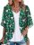 St Patricks Day Beach Cover Up Green Floral Kimono Cardigans Festival Summer Top