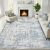Syrlfar Area Rugs 8×10 Living Room Rug Washable No Slip Low Pile Soft Thickness