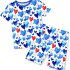 AUSELILY Summer Dresses for Women Short Sleeve V Neck Tshirt Swing Floral Vacati