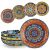 vancasso Pasta Bowls Set of 4, Ceramic Salad Serving Bowls