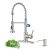 LUFEIDRA Pull-Down Kitchen Faucet with Soap Dispenser, Brushed Nickel