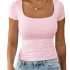 ATHMILE Tank Tops for Women 2026 Fashion Spring Shirt BohoTops Scoop Neck Sexy L