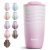 TOURIT 16 oz Travel Coffee Mug, Vacuum Insulated Stainless Steel Tumbler with Ri