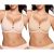 ProKloud Wireless Bras for Women Wave Push Up No Underwire Bralettes Seamless Fu