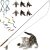 Forever Stick with Cat Toys and Strings Bundle – The Unbreakable Cat Wand Toy