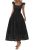 Lazysmile Womens Summer Maxi Dress Square Neck Ruffle Cap Sleeve Hollow Out Eyel