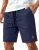 COOFANDY Mens Casual Cotton Shorts Drawstring Summer Beach Twill Chino Golf Shor