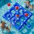 Pool Party Toys Games Set – Giant Inflatable Tic Tac Toe Float Game