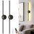 Battery Operated Wall Sconces Set of 2: 10000mAh Rechargeable Wall Lights for Li