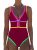popvil Women One Piece Swimsuit 2026 Tummy Control Sexy Cutout Neon Color Block
