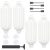 PuroShelt Boat Fenders 4 Pack, 5.5x20in Twin Eye Boat Bumpers, White