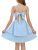 Haloumoning Girls Tie Back Dress Kids Spaghetti Strap Layered Ruffle Summer A-li