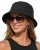 HONGTEYA Bucket Sun Hats for Woman Men Cotton Packable Summer Beach Sun Bucket H