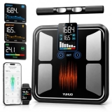 YUHUO 8-Electrode Smart Scale, Dual-Frequency BIA Body Composition Analyzer with