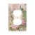 GJKIAP Decorative Outlet Covers Pink Florals Green Foliage Peacock 1 Gang Duplex
