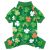 XPUDAC Dog Pajamas St. Patrick’s Day Soft Dog Onesie Shamrock Puppy Clothes Comf